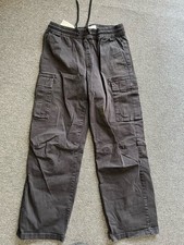 Pacsun Cargo Pants Black Size Small Cargo Baggy Distressed picture