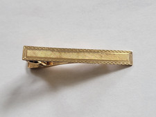 GORGEOUS ESTATE SALE OFFERING:  14K Solid Yellow Gold Men's  Tie Clip Bar Tac picture