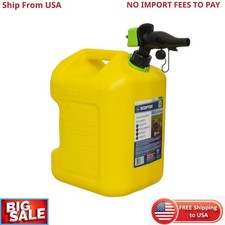 Scepter 5 Gallon SmartControl Dual Handle Diesel Fuel Container, FSCD571, Yellow picture
