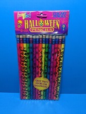 Vintage Lisa Frank Scary Pencils - Halloween Pencils - New Sealed Pack Of 15 picture