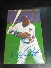 1987 Minnesota Twins Kirby Puckett Postcard  picture