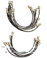 Coleman Cable RG-58 Coaxial Cable BNC Male to BNC Male 1 ft Black Lot picture