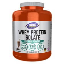 NOW FOODS Whey Protein Isolate Creamy Chocolate Powder 5 lbs. picture