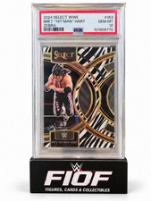 2024 Select WWE Bret “Hit Man” Hart SSP Zebra Prizm PSA 10 GEM MT #163 picture