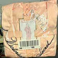 Victoria's Secret Pink Satin Pajama Set XS Long Sleeve brand new in package picture