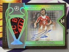 1/1 Joshua Kimmich 2025-26 Topps UEFA UCC Museum Emerald Jumbo Relic Auto Bayern picture