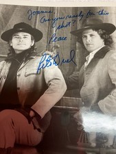 Pete Duel Signed Original Black & White Photo - Alias Smith and Jones TV picture