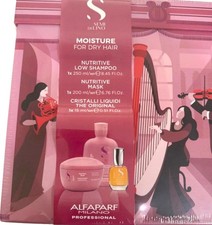 Alfaparf Milano Semi di Lino Moisture Dry Hair Gift Set Sulfate-Free 3pc picture