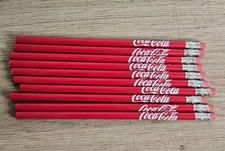 New Vintage Coca-Cola # 2 Red Pencils - Lot of 10 pencils- Unsharpened picture