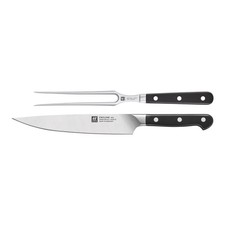 ZWILLING Pro 2 pc Carving Knife Fork Set 38430 003 SALE picture