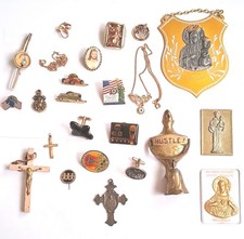Vintage Junk Drawer Jewelry Lot  SEE ALL PICS   picture