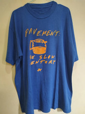 VTG Pavement Band THE SLOW CENTURY Heavy Cotton Blue T Shirt S-5XL EN696 picture