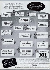 1961 Gund Stuffed Animals Vintage Toy Ad Character Lines Gunderful Disney picture