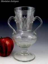 Blown Glass Vase circa early 19th Cent picture