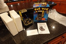 Vintage  COLECO PAC MAN  Handheld Electronic Tabletop LED Video GAME  BRAND NEW picture