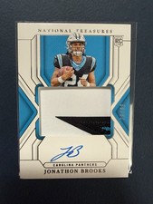 2024 Jonathon Brooks National Treasures Rookie True RPA AUTO #167 RC /99 MINT🔥 picture