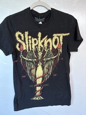 Women’s Slipknot Vermillion T-shirt Black Size Small Front & Back Print picture
