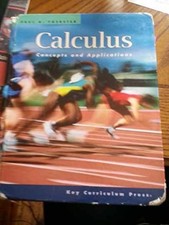 Calculus: Concepts and Applications - - Hardcover, by Foerster - Acceptable n picture