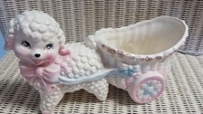 Inarco Ceramic Planter Lamb Vintage Japan picture