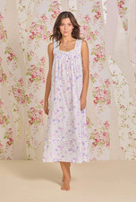 Nwt Eileen West ROYAL DAISY Woven 100% COTTON LAWN 50