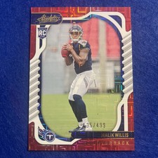 2022 Panini Absolute - Rookies Malik Willis #103 Red Squares /499 (RC) picture