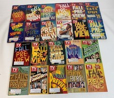 TV Guide Lot 22 Fall Preview Special Issues 1982 to 1999 Baltimore Edition picture
