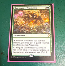 Wizards of the Coast Beastmaster Ascension #0118 Rare Green EN 2024 picture