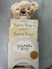 Slumberkins Honey Bear Snuggler New In Box With 2 Board Books picture