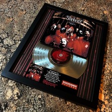 SLIPKNOT ( Self Titled Album ) Platinum Music Award Vinyl LP Record CD picture
