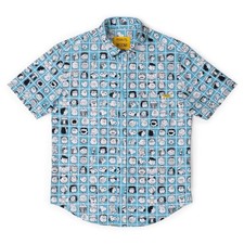 Rsvlts Peanuts The Peanut Gallery Kunuflex Short Sleeve Shirt Small picture