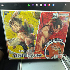 Lot of 4 Bandai Namco One Piece Card Game Set Sail Starter Deck/Booster Box picture