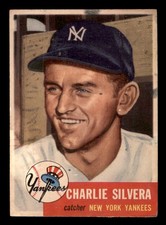 1953 Topps - Charlie Silvera #242 PR (Filler) picture