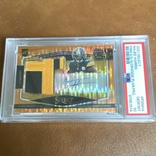 2021 Panini Select Najee Harris Prime Selections Neon Orange Pulsar /25 RC Auto picture