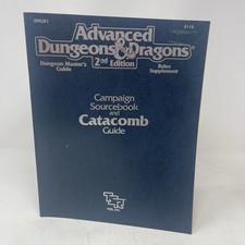 Advanced Dungeons and Dragons Campaign Sourcebook Catacomb Guide TSR PB 2112 picture