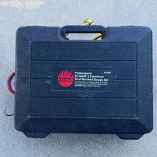 Mac Tools AC888 R12/R134a Dual Valve Manifold Gauge Set 72in Hoses Case picture