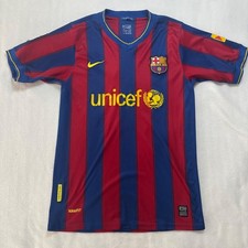 Nike FC Barcelona 2009-2010 Messi 10 Home Jersey Blue Red Small NikeFIT picture