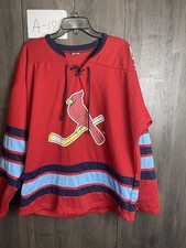 St Louis Cardinals Hockey Jersey Mens XL Long Sleeve St Louis Blues Giveaway picture