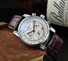 Zeppelin Airship Commemorative Version Men's Retro Business Leisure Men's Watch picture