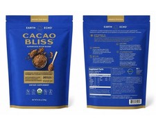 Earth Echo Raw Cacao Bliss Superfood Powder Organic Non GMO Health 30 Serving picture