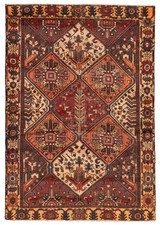 Traditional Vintage Hand-Knotted Area Rug 4'3