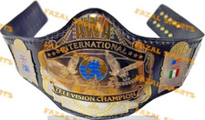 AWA Inernational Television Heavyweight Wrestling Championship Title Belt picture