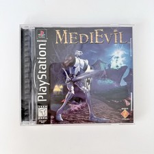 MediEvil Sony PlayStation 1 PS1 Black Label Complete Tested Sir Dan Fortesque picture