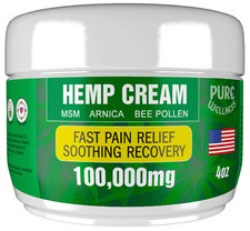 Strong Hemp Pain Relief Cream | Fast Pain Relief for Joints, Muscles, Nerves picture