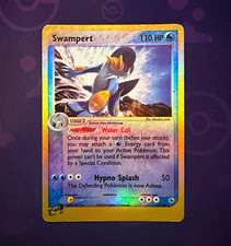 Swampert 13/109 EX Ruby & Sapphire Rare Reverse Holo English 2003 Pokemon TCG picture