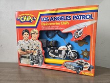 1980's Rare VINTAGE CHiPs Glasslite Brazil 🇧🇷 Los Angeles Patrol Set COMPLETE  picture