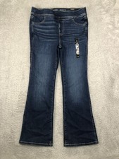 Torrid Lean Jean Slim Boot Womens 0S (35x29) Blue NWT Super Soft FeelTheFit picture