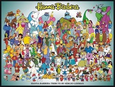 Hanna-Barbera Classic Cartoon Characters Tribute Poster picture