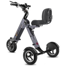 TopMate ES36 Mobility Scooter 3 Wheel Folding for Adult with Backrest Seat picture