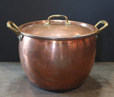 RUFFINO ITALY 8QT LIDDED COPPER POT picture