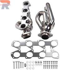 Shorty Stainless Tube Exhaust Headers for 2009-2017 Dodge Ram 1500 5.7L Hemi V8 picture